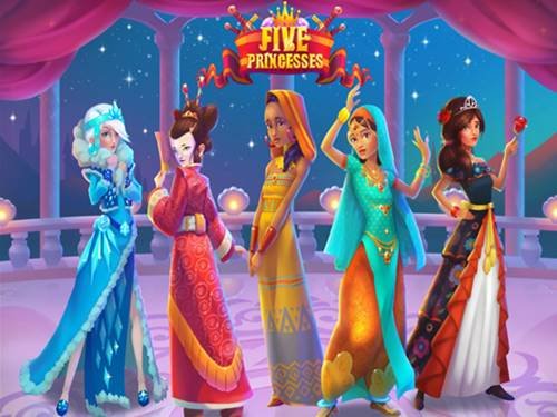 Five Princesses Game Logo