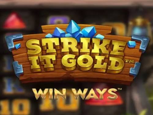 Strike It Gold Win Ways Game Logo