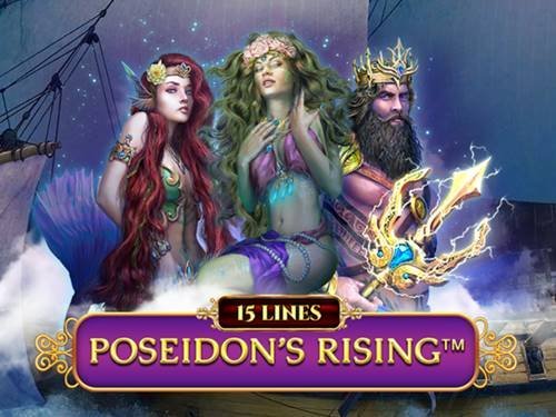 Poseidon's Rising 15 Lines Game Logo