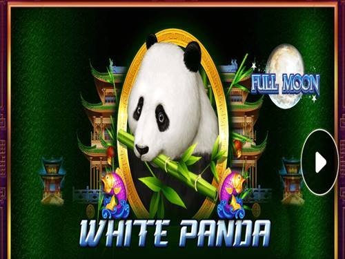 Full Moon White Panda Game Logo