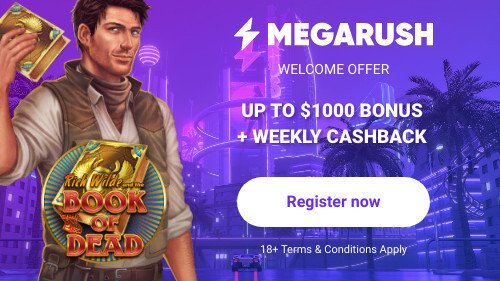 Enjoy Cashback and a Great Welcome Bonus at MegaRush Casino