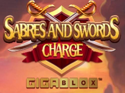 Sabres And Swords Charge Gigablox Game Logo