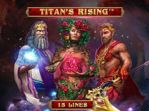 Titan's Rising 15 Lines Game Logo
