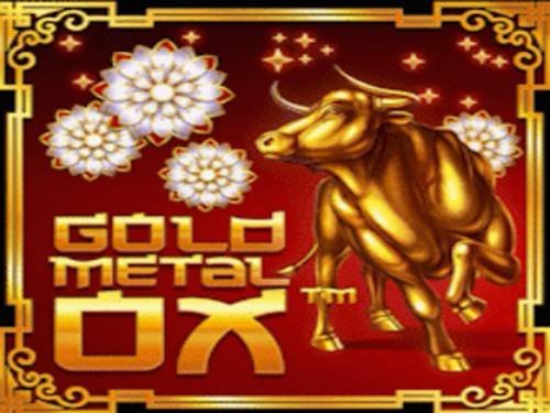 Gold Metal Ox Game Logo