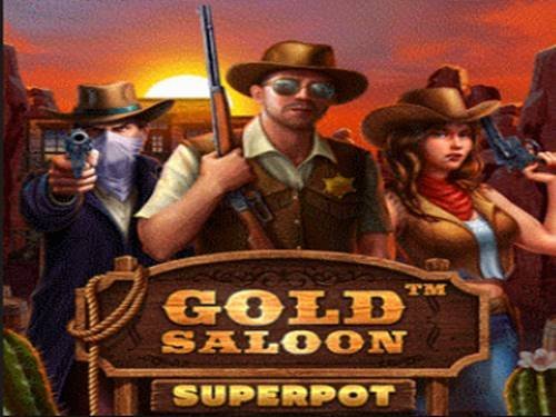 Gold Saloon Superpot Game Logo