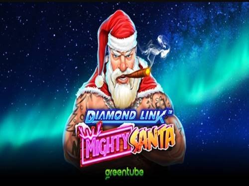 Diamond Link Mighty Santa Game Logo