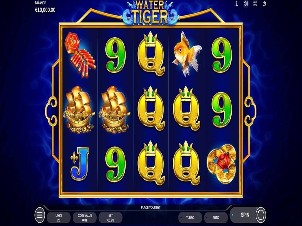 Water Tiger Slot by Endorphina screenshot