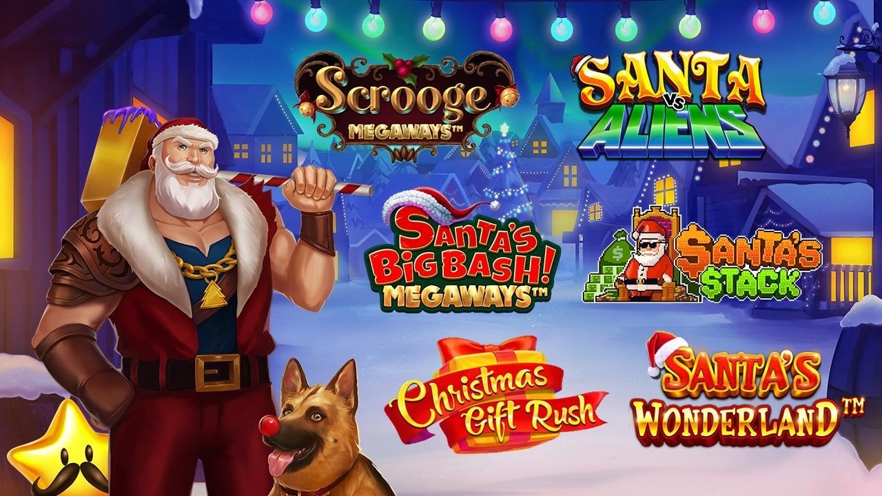 Spin with Santa and Scrooge in 6 New Festive Online Slots
