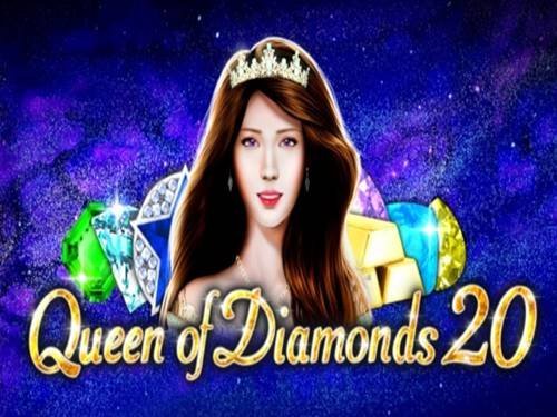 Queen Of Diamonds 20 Game Logo