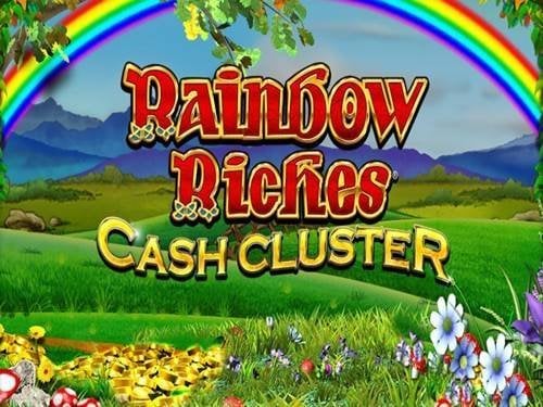 Rainbow Riches Cash Cluster Game Logo