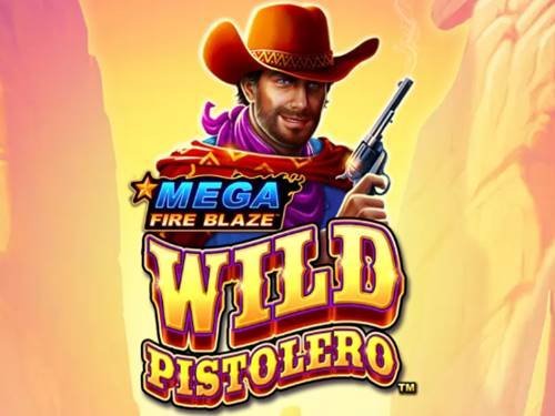 Mega Fire Blaze Wild Pistolero Game Logo