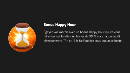 Brighten Your Day With CasinoIntense Happy Hour Tuesday Bonuses