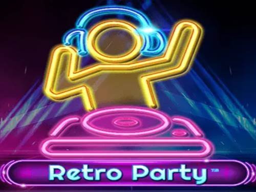 Retro Party Game Logo