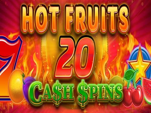 Hot Fruits 20 Cash Spins Game Logo