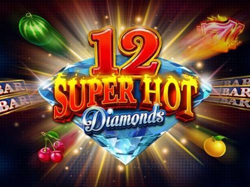 12 Super Hot Diamonds Game Logo