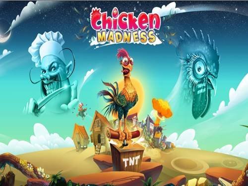 Chicken Madness Game Logo