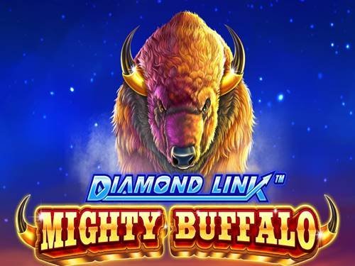 Diamond Link Mighty Buffalo Game Logo