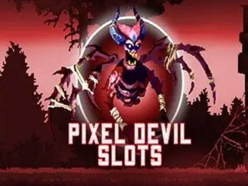 Pixel Devil Game Logo
