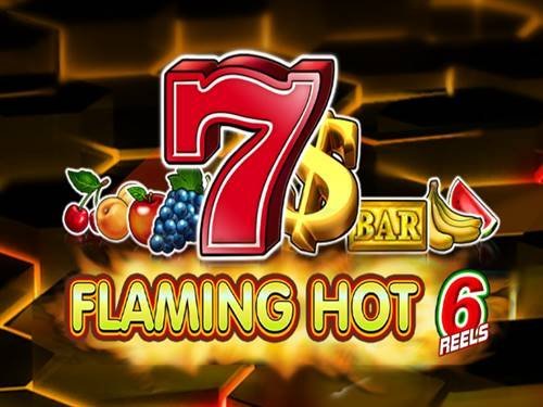 Flaming Hot 6 Reels Game Logo