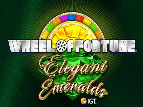 Wheel Of Fortune Elegant Emeralds Game Logo