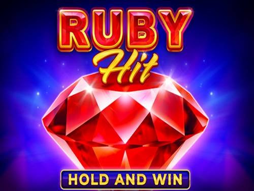 Ruby Hit: Hold And Win Game Logo