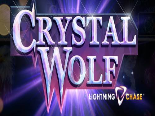 Crystal Wolf Lightning Chase Game Logo