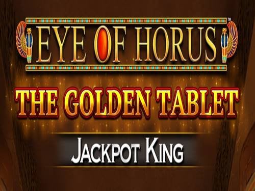 Eye Of Horus The Golden Tablet Jackpot King Game Logo