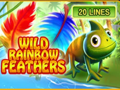 Wild Rainbow Feathers Game Logo