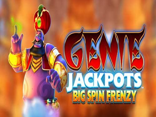 Genie Jackpots Big Spin Frenzy Game Logo