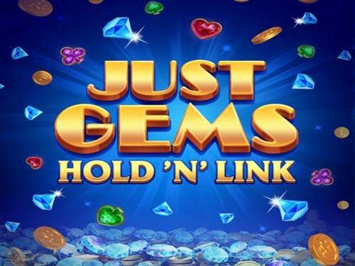 Just Gems Hold 'N' Link Game Logo
