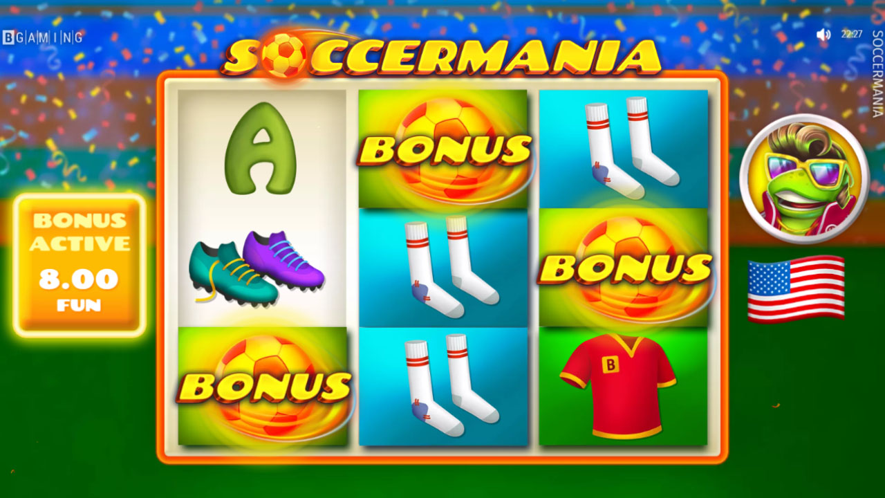 Soccermania video slot