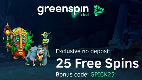 No deposit bonus by GreenSpin