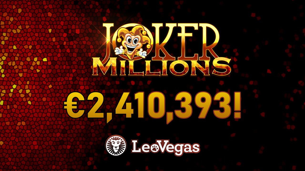 Online Slot Fan Claims €2.4 Million Joker Millions Progressive Jackpot Win