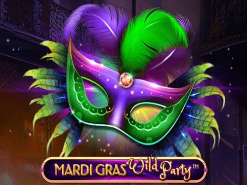 Mardi Gras Wild Party Game Logo