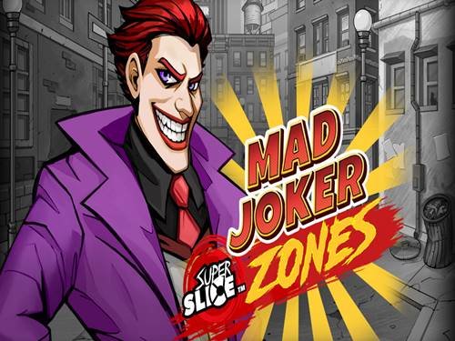 Mad Joker SuperSlice Zones Game Logo