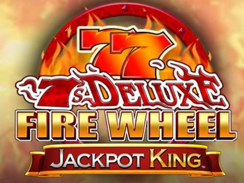 7’S Deluxe Fire Wheel Jackpot King Game Logo