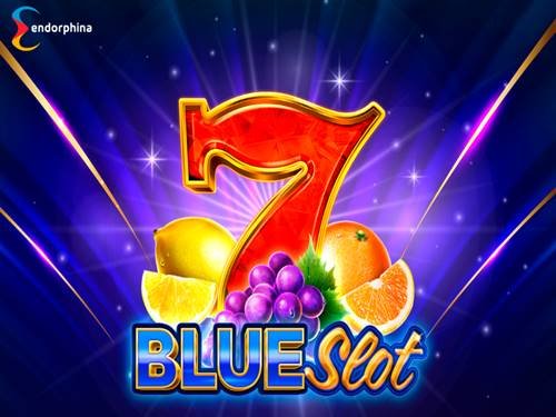 Blue Slot Game Logo