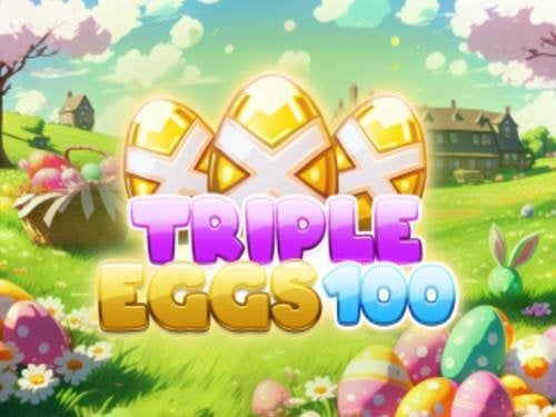 Triple Eggs 100 Game Logo