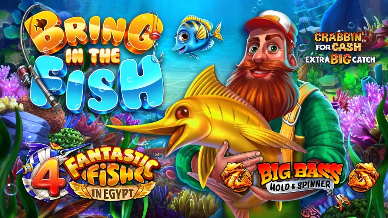 Enjoy Reel Relaxation with 4 Entertaining New Fishing-Themed Slots