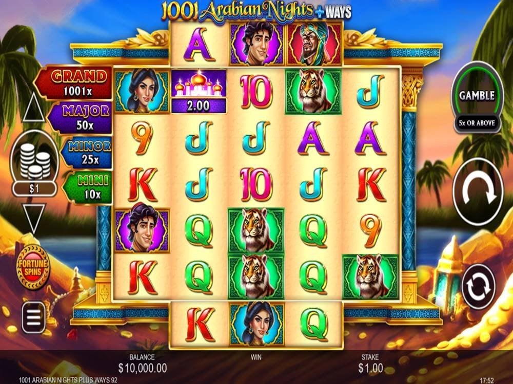 1001 Arabian Nights by Inspired Gaming - GamblersPick