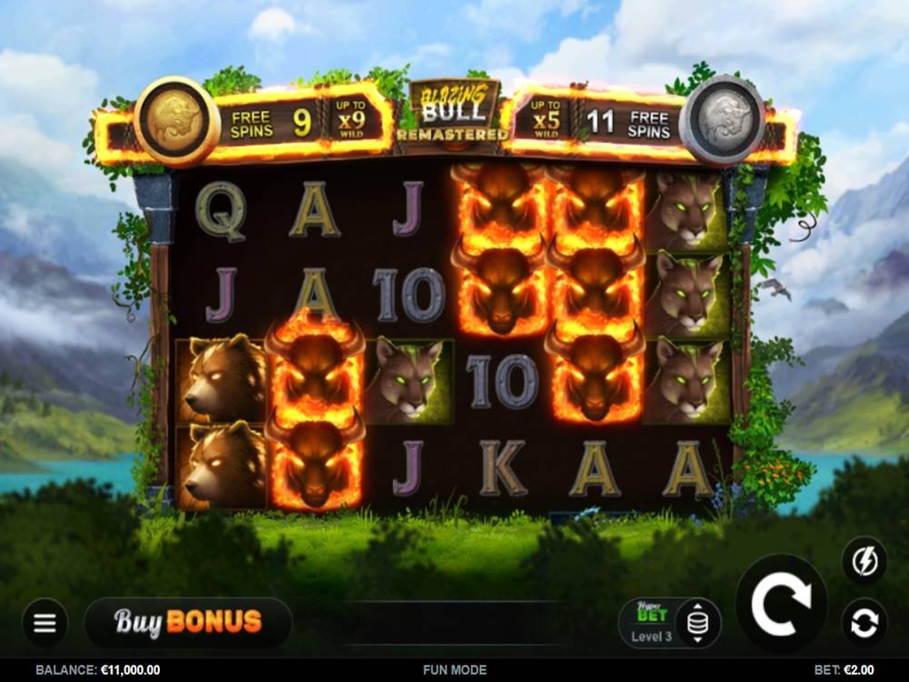 Blazing Bull Remastered by Kalamba Games GamblersPick
