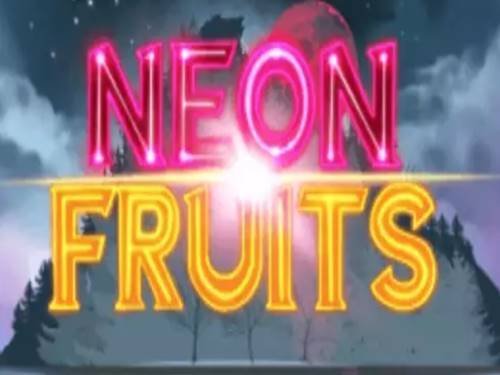 Neon Fruits Game Logo