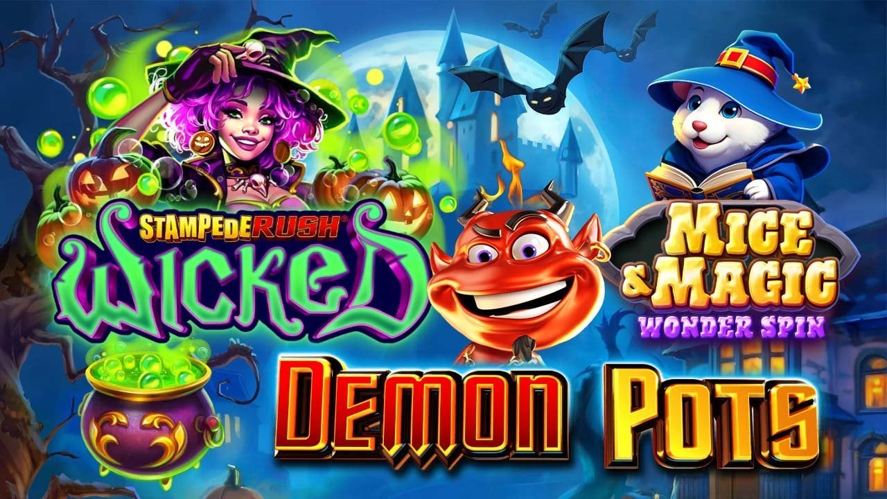 Enjoy a Trio of Delightfully Wicked Halloween Slots
