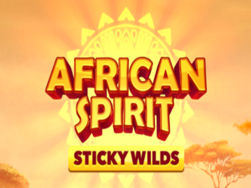 African Spirit Sticky Wilds Game Logo