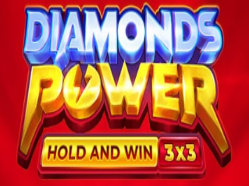 Diamonds Power Hold and Win Game Logo