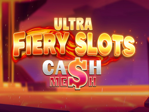 Fiery Slots Cash Mesh Ultra Game Logo