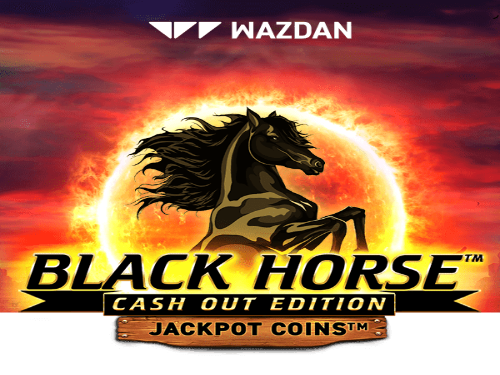 Black Horse Cash Out Game Logo
