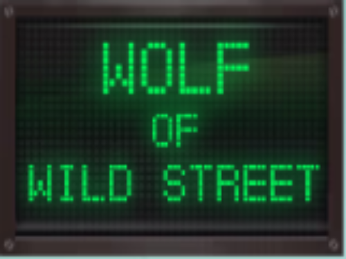 The Wolf of Wild Street Game Logo