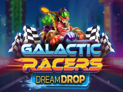 Galactic Racers Dream Drop Slot Game Logo