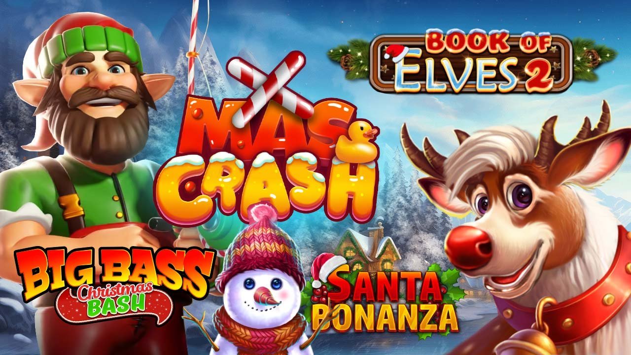 Kick Start the Holidays with 4 Festive Online Slots